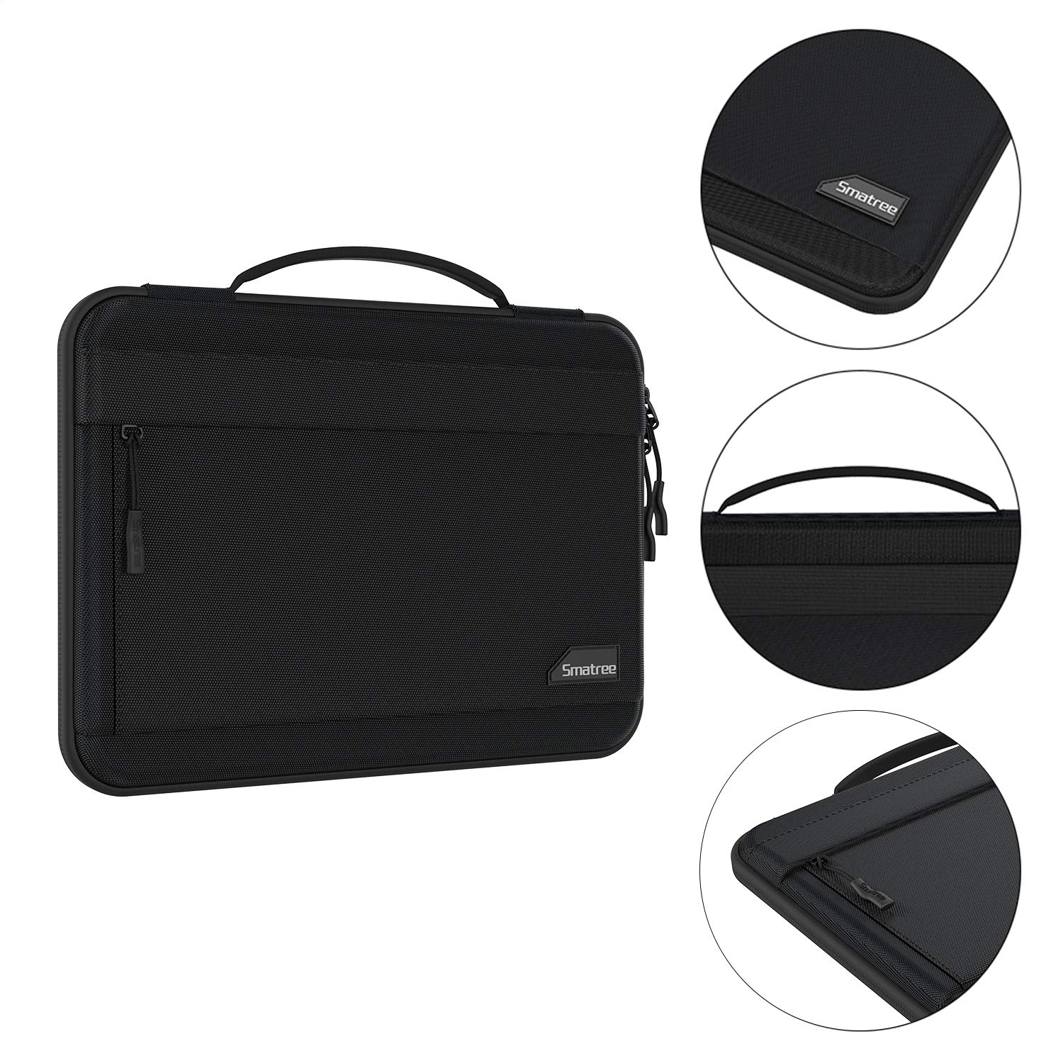 Smatree 14 Zoll Laptop Tragetasche Harte Schale, Kompatibel mit 14 Zoll Razer Blade 14 Gaming-Laptop 2021/ASUS ZenBook 14 Zoll/ 14" Lenovo ThinkPad - Schwarz