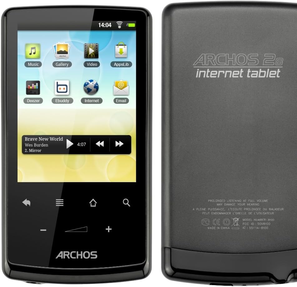 Archos 28 4 GB Internet Tablet (Black)