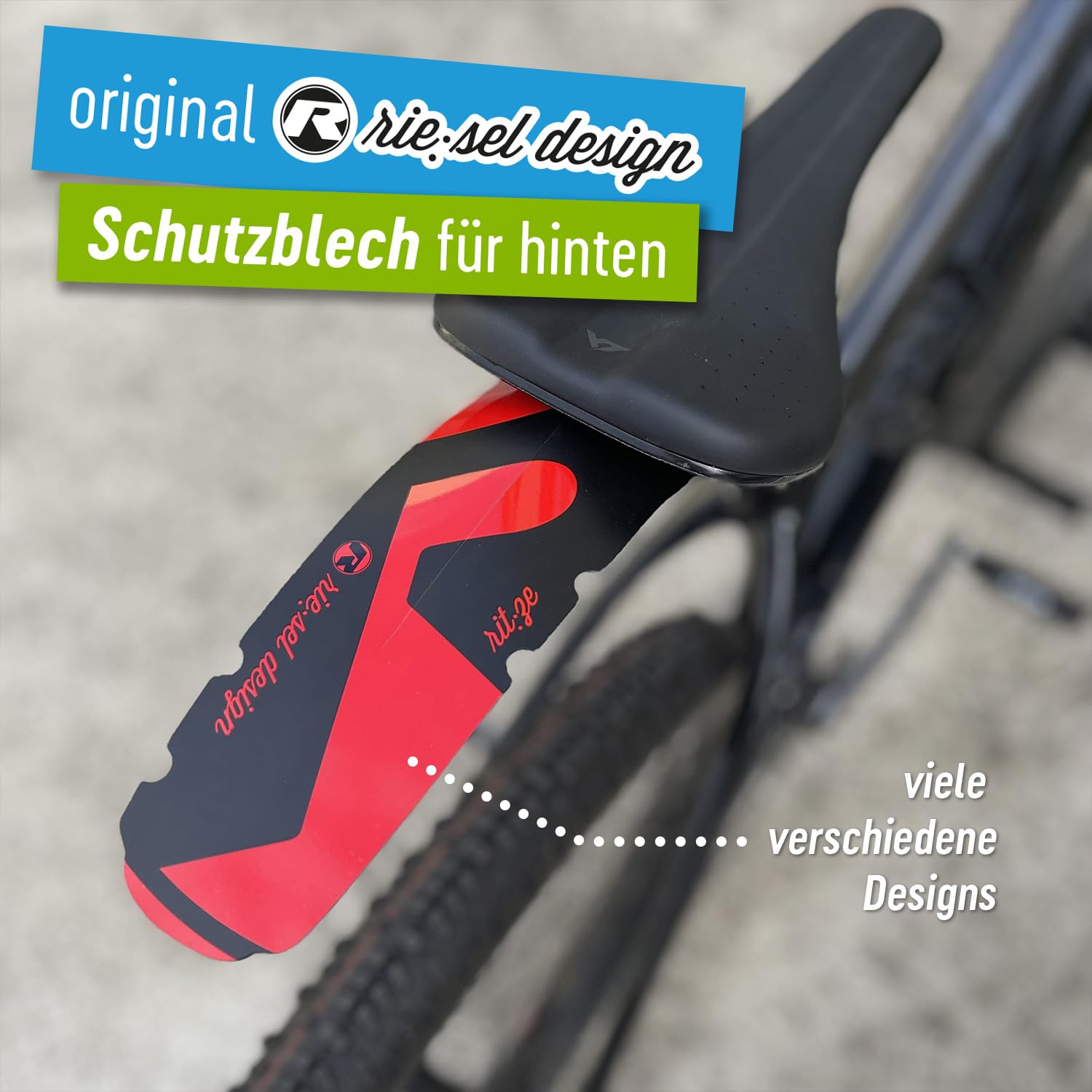Riesel Design – rit:ze - Gravel & Rennrad Schutzblech hinten