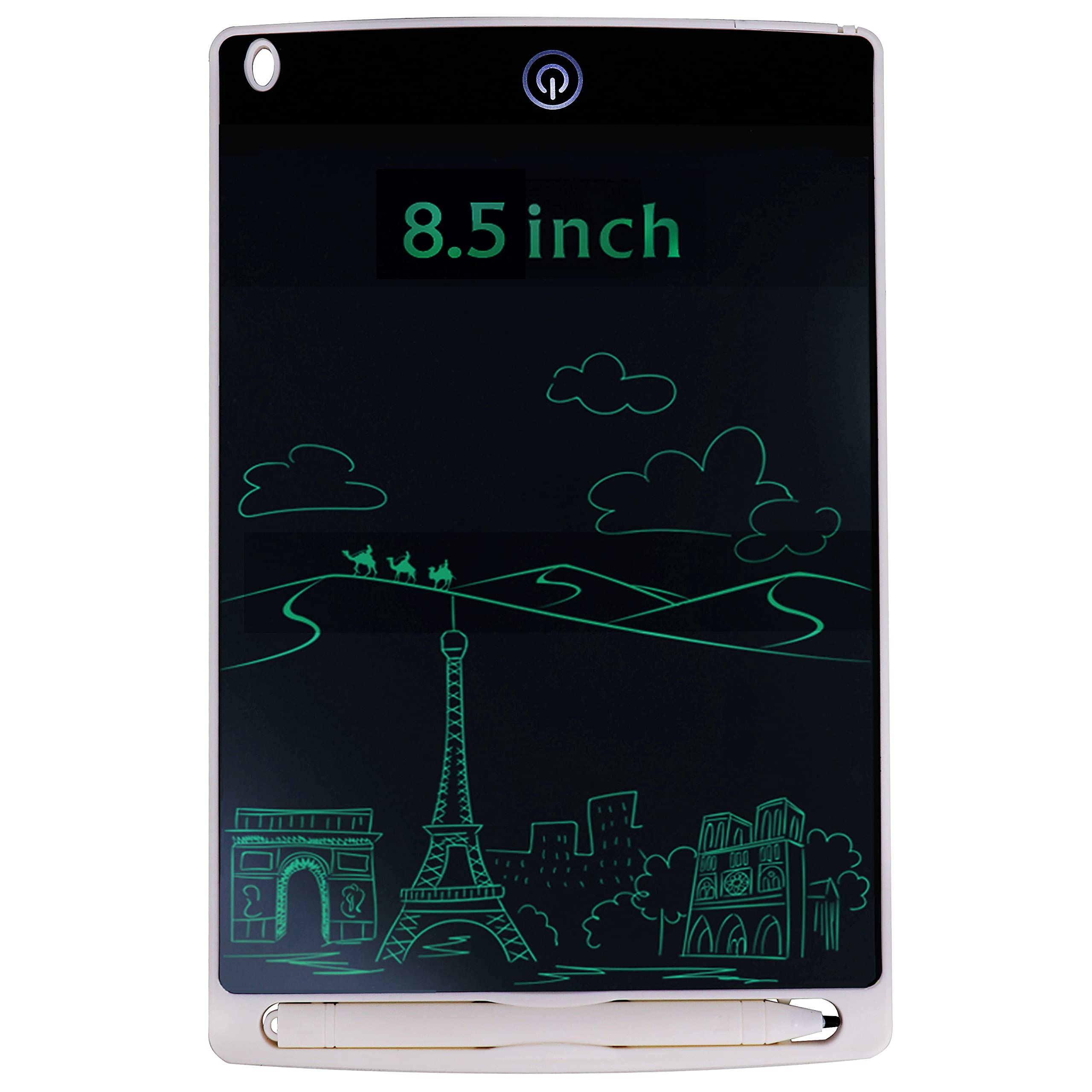 Aseenaa LCD Writing Pad Tablet 8.5 Inch for Drawing with Stylus Pen | Digital Notepad Tab | Electronic Ewriter Teaching Educational Toys Gift for Kids Adults at Home School and Office | White Colour-picture-25