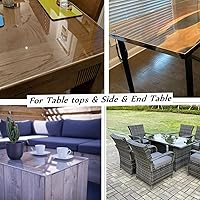 Vista 8 de Hojas de acrílico transparente, 24x36 pulgadas, 1/4 pulgada de grosor, hojas de plexiglás versátiles de 6mm para letreros, manualidades, acuarios