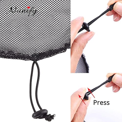 Miniatura 5 de 5 redes para el pelo para hacer cola de caballo afro y moño de pelo afro  Red de pelo negro sin pegamento con 10 peines de peluca  correa ajustable