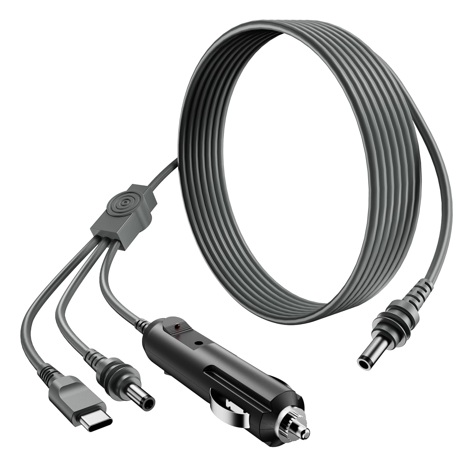 3 in 1 Starlink Mini Cable 16.5FT: 100W USB C 12-24V Car Charger and DC Male Power Cord for Starlink Mini Power - Waterproof Starlink Accessories for Outdoor Camping