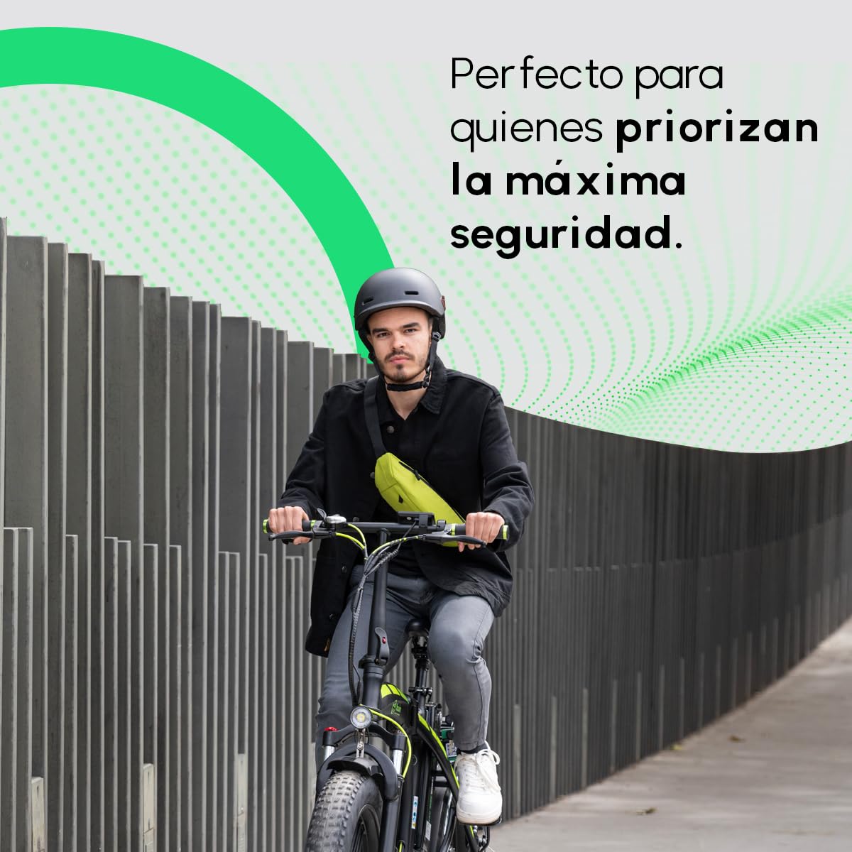YOUIN MA1015B Casco Inteligente LED para Patinete y Bicicleta Bluetooth con Mando Remoto para Luces Intermitentes, batería Recargable USB Norma Seguridad EN1078 Talla L (58cm a 61cm)
