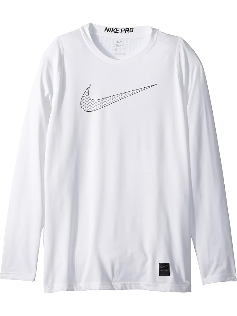 Nike Pro Fitted Long Sleeve Training Top (Little Kids/Big Kids)