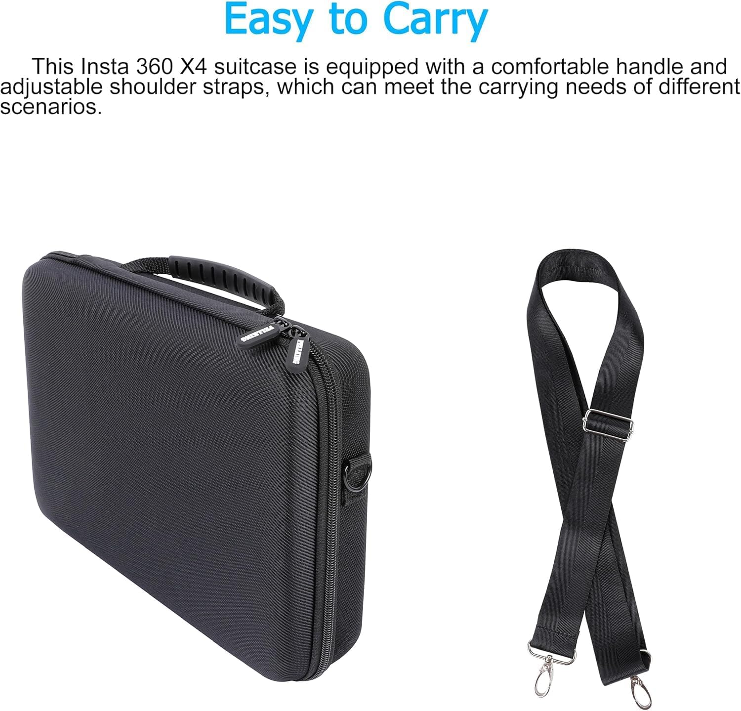 PellKing Waterproof Hard Carrying Case for DJI Osmo Pocket 3 Creator Combo/Power Expansion Combo, Portable Protective Travel Case for Pocket 3 and Accessories - Image 6