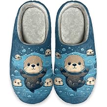 Xpyiqun Slippers Women Men Slip On House Shoes Fuzzy Warm Winter Slippers Size 4-12