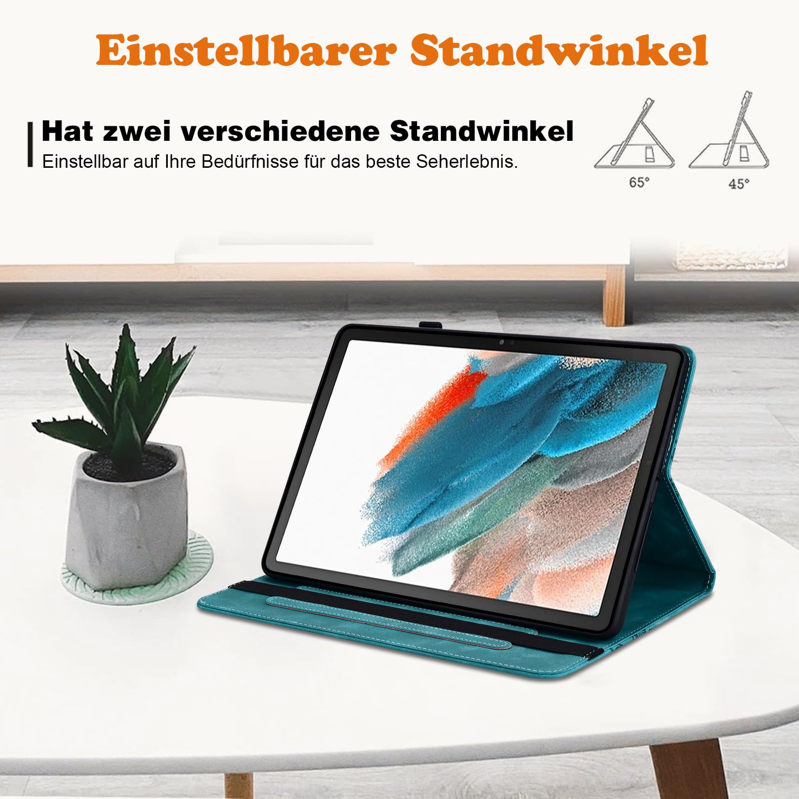 Honor Pad X8a 11 Inch Tablet Case - Premium Leather Folio Smart Case With Auto Sleep/Wake, Pen Holder, Card Slot - Dark Green - View #10