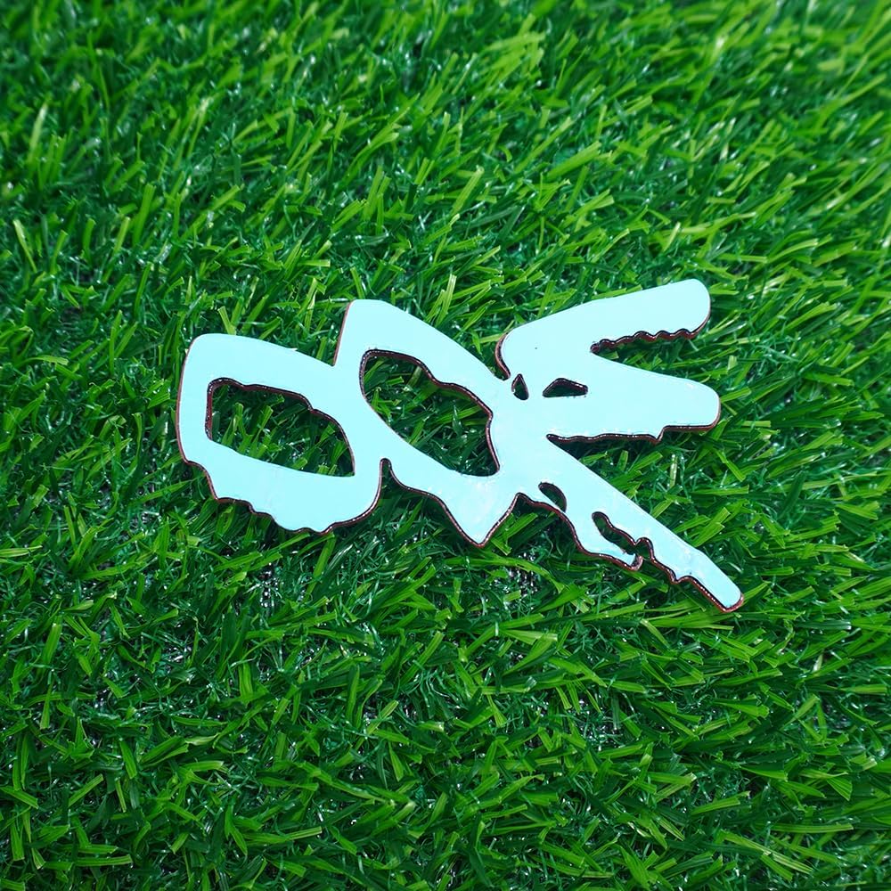 2PC 300 Drip Car Emblem Badges Custom Racing Aggressive Numbers Nameplate Letter Logo (Gloss Black)