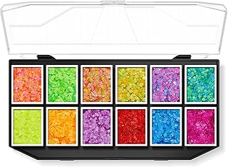 Sequins Large Capacity Glitter Gel Makeup Pal...