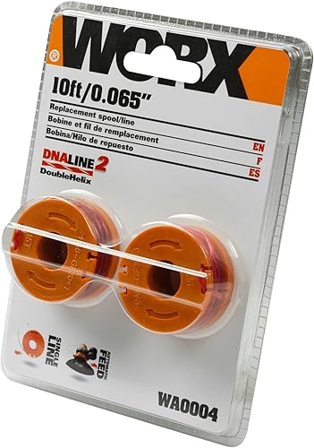 Miniatura 7 de Worx WG170.2 Power Share GT Revolution - Cortadora de cuerda inalámbrica de 12 pulgadas (batería y cargador incluidos) y WA0004 (2) línea de