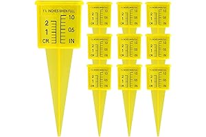 10/20Pcs Lawn Watering Gauge - Rain Gauge Wide Mouth Sprinkler Gauge for Garden Measurement