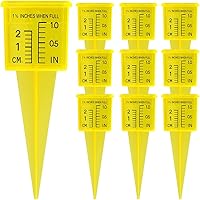 Vista 1 de Txkrhwa Medidor de lluvia para exteriores, medidor de lluvia transparente, medidor de agua reutilizable para jardín, herramienta de medición