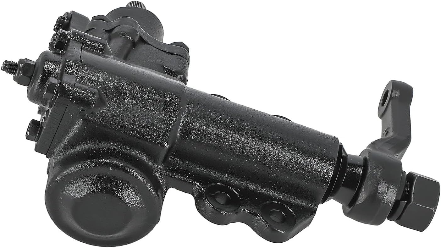 1pcs Power Steering Gear Box Compatible with Nissan D21 1986-1994 L4 2.4L RWD, with Power Steering Gear
