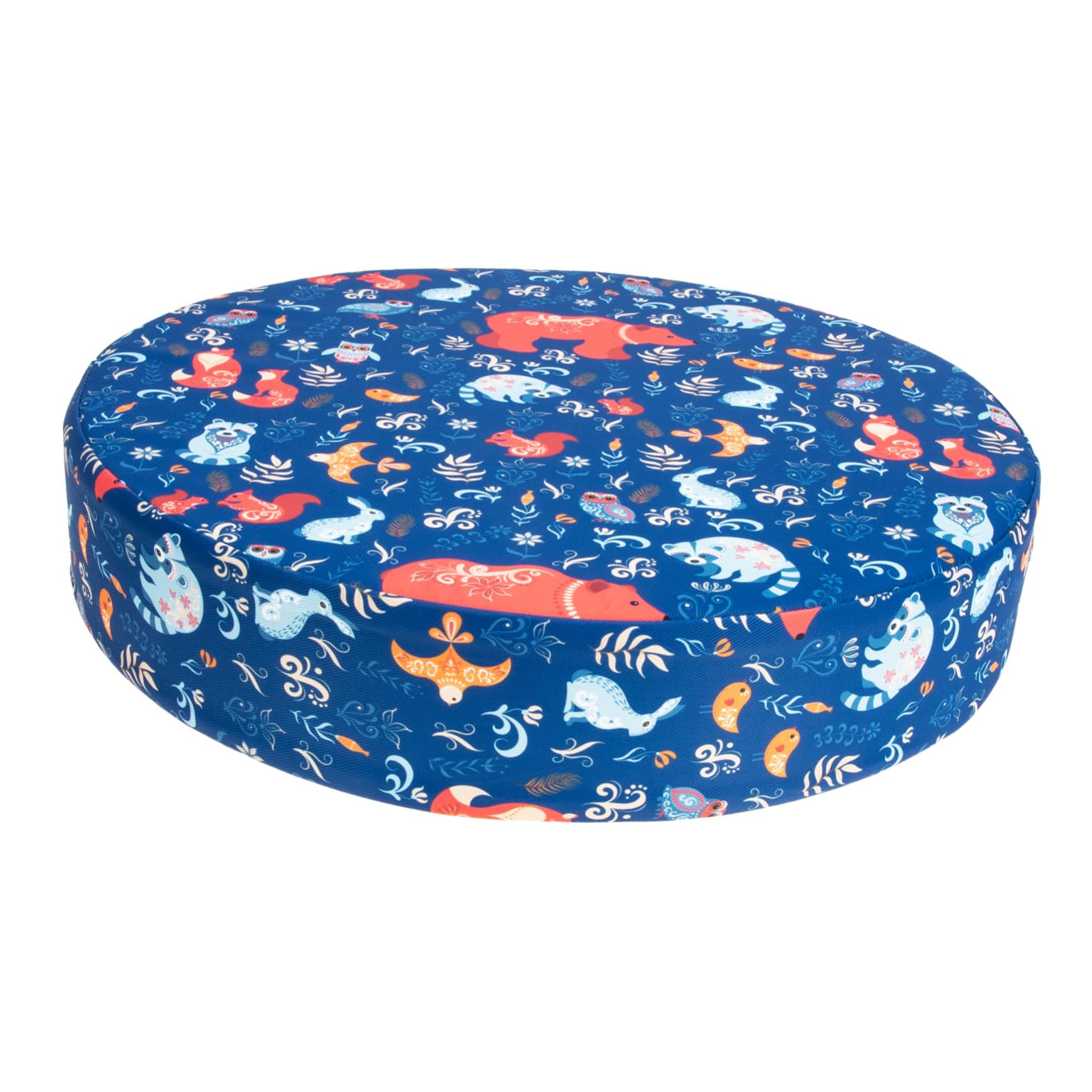 Uonlytech Cuscino Rialzato per Sedia Bambini Chiusura a Cerniera, Materia Sponge e Poliestere, Lavabile e Staccabile, per Disegnare e Giocare, Colore Blu