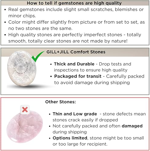 Miniatura 6 de Pensando en ti piedras de comodidad, cristales curativos, regalos conmemorativos de condolencia por duelo por pérdida de un ser querido, padre,