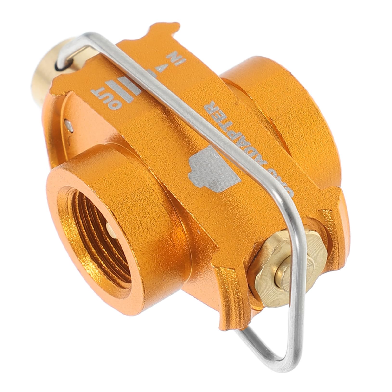 IWOWHERO Hiking Stove Convert Gas Tank Input Connector Inflatable Joint Hose Swivel Camper Hose Connector Reusable