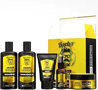Kit Para Barba Shampoo, Condicionador, Balm, Óleo E Cera (Sem máquina)
