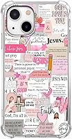 Vista 81 de Cubierta de Teléfono con Versículos de la Biblia y Citas Cristianas de Jesús en Collage, Funda Protectora Suave de TPU de Moda para iPhone 16 Pro, #1