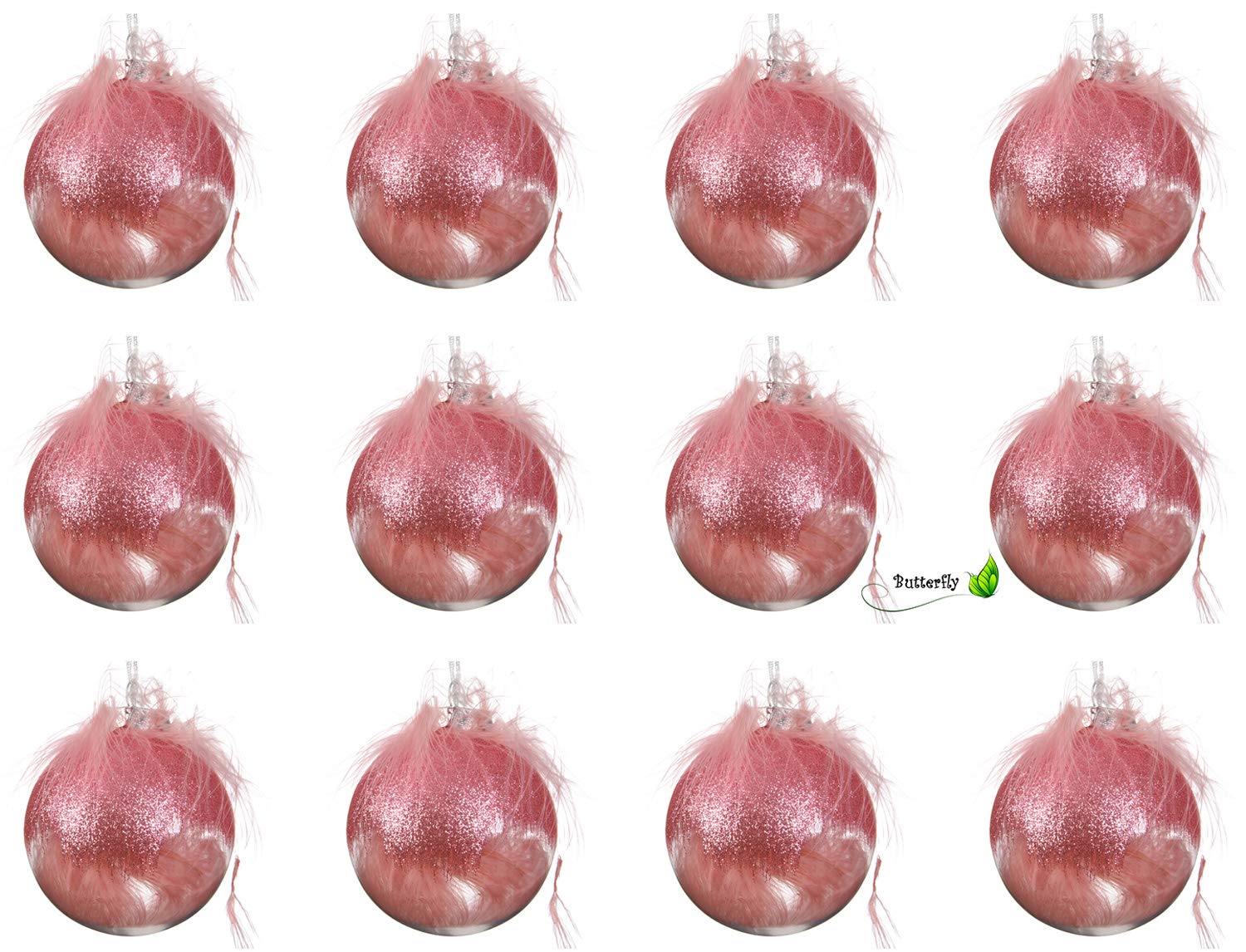 Boules de Noël incassables 12 pièces anti-casse pour enfants