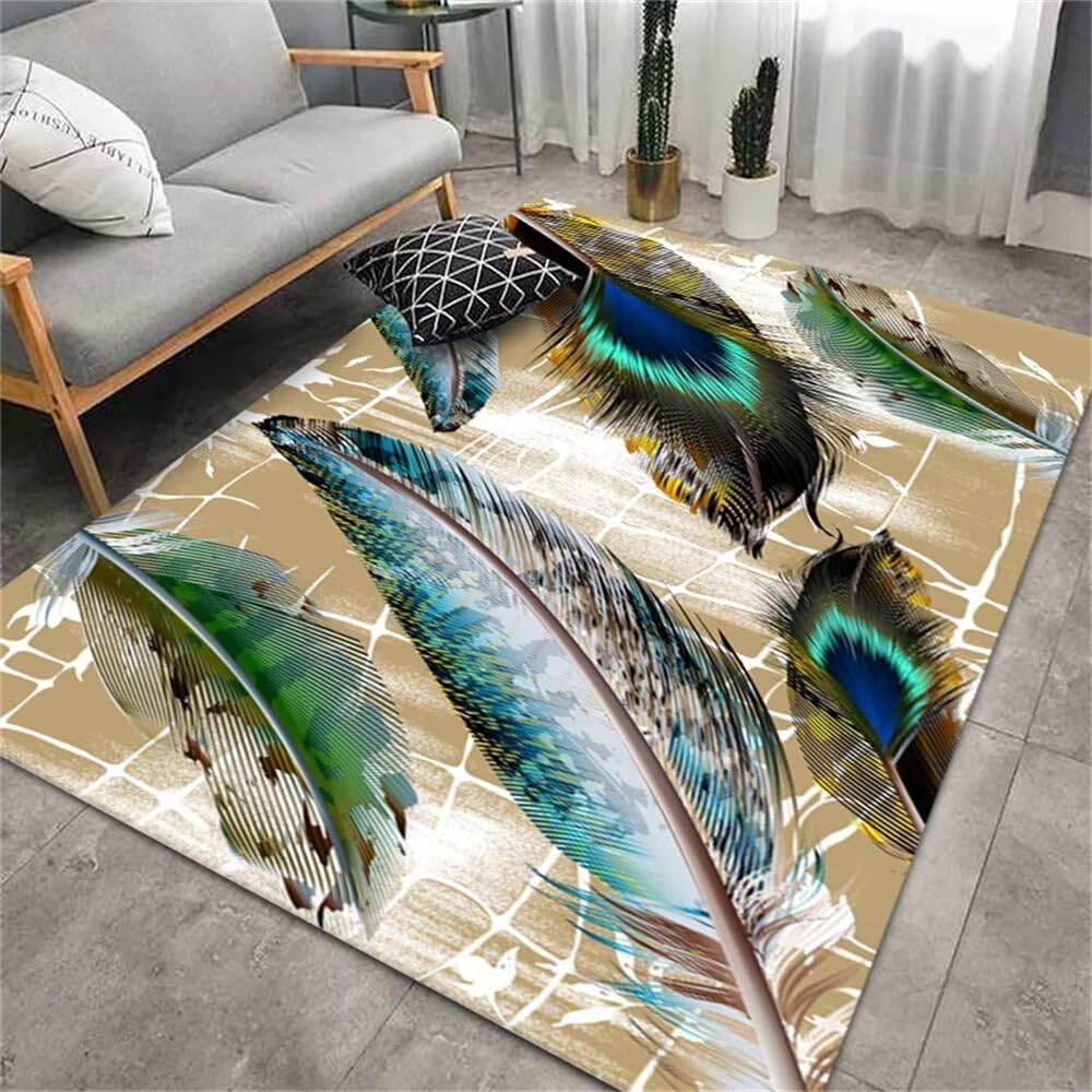 Tapis d'extérieur vert anti-salissure 70x140 cm pour bureau et terrasse