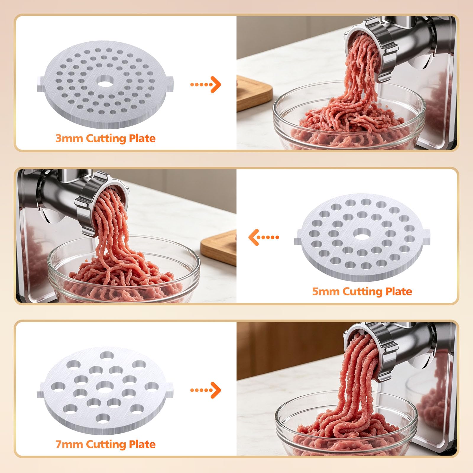 Tritacarne elettrico per cucina – [2800 W max] tritacarne resistente