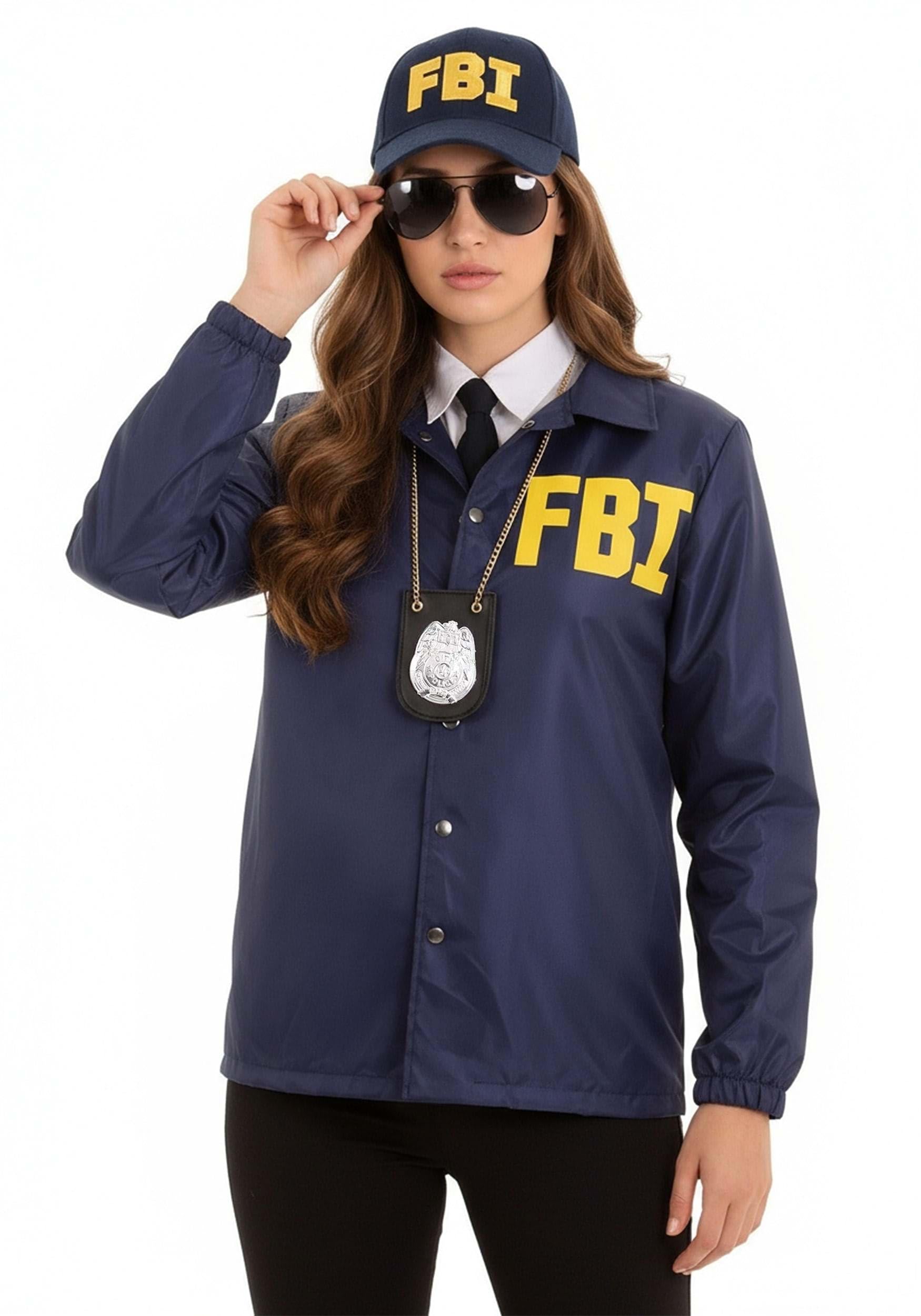 FBI ジャケット コスプレ FBI Costume for Men, Federal Agent Jacket, FBI Agent Halloween