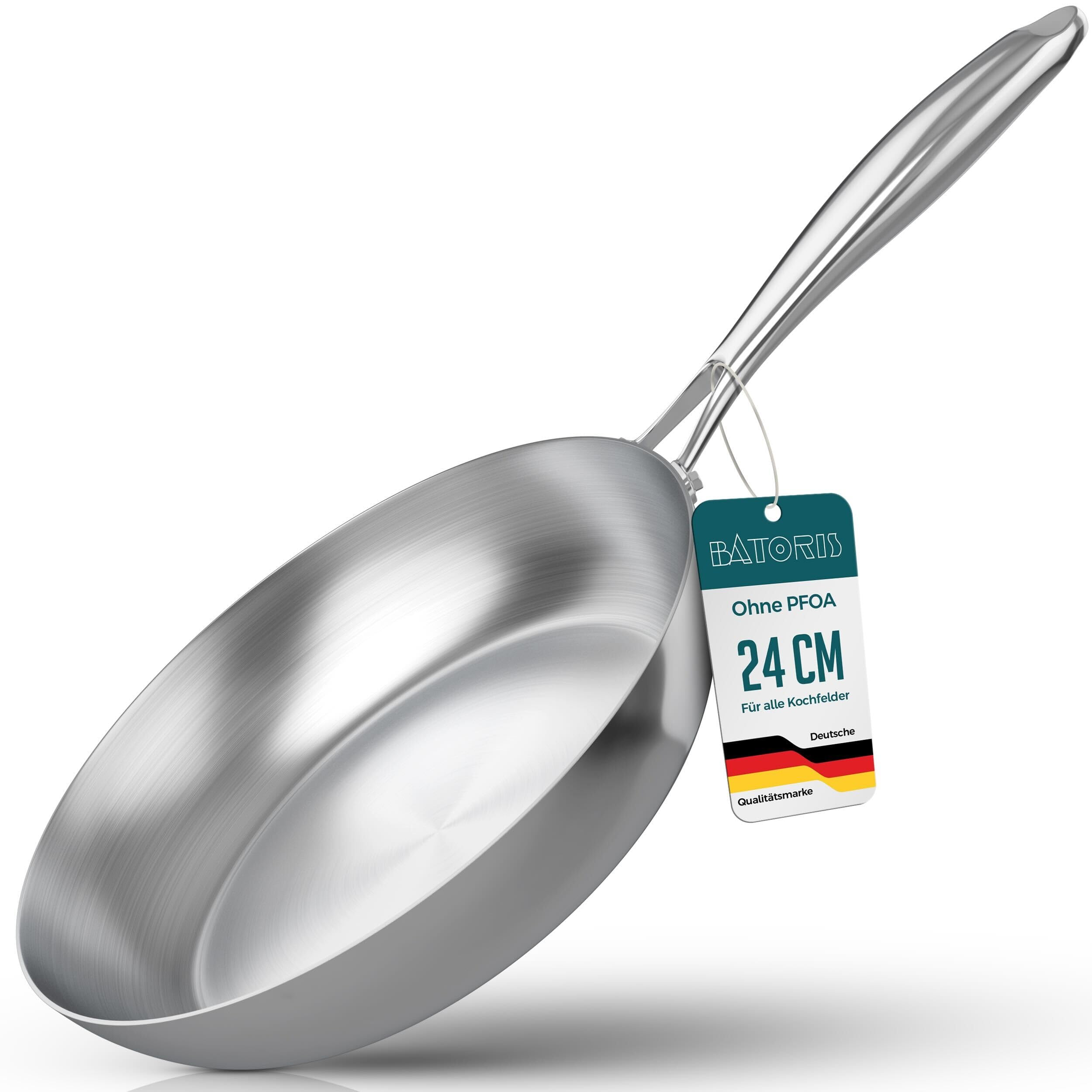 Produktbild von Hohopeti Binaurale Edelstahl Bratpfanne Mit Flachem Boden