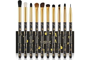 Docolor Eye Makeup Brushes 10Pcs - Halloween Makeup Brushes