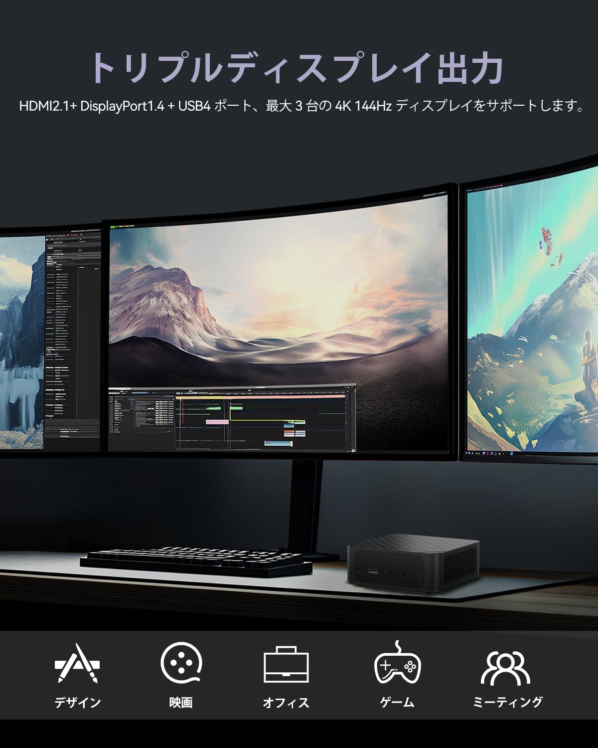 使用短めBeelink SER6 6900HK／Ryzen 9 6900HK Beelink SER6 Max AMD Ryzen 9 6900HX MINI PC DDR5 16GB 500GB