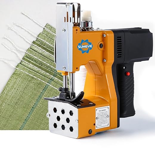 Sumeve Portable Bag Sewing machine Bag Closing Machine for Woven Burla Bag (Plug-in type)