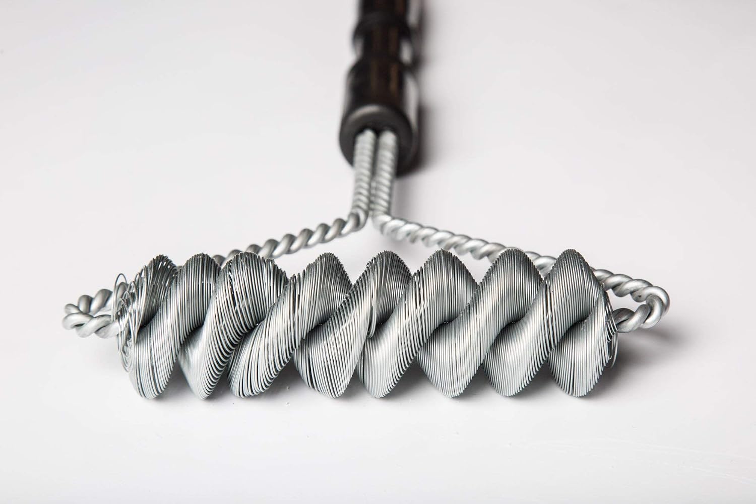 Heavy Stainless Coil (Bristle Free) 21'' BBQ Grill Char Broiler Griddle Brush for Commercial USE