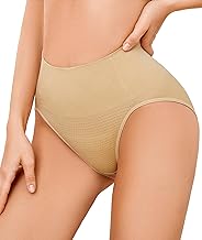 SIMIYA Shapewear Damen Bauchweg Unterhose Slips Bauchkontroll String Tanga Miederhose Hohe Taille Miederpants Elastisch Body Shaper Höschen Nahtlose Unterwäsche Formender