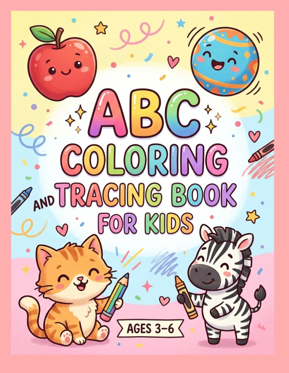 ABC Coloring and Tracing Book for Kids: Learn Letters with Fun Coloring and Easy Tracing Practice for Ages 3–6