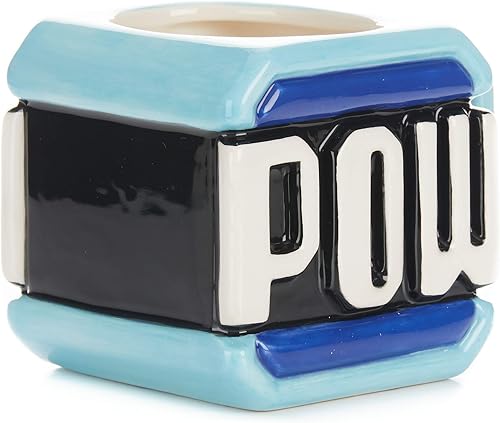 Miniatura 4 de Paladone Taza con forma novedosa de Pow Block para fanáticos, amigos y familiares | Coleccionable de Nintendo con licencia oficial, cerámica