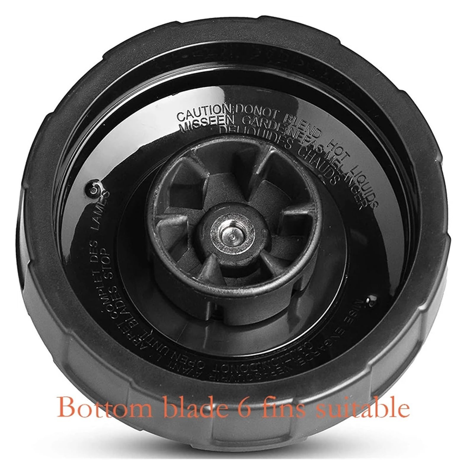 Części zamienne do blendera dolne ostrze 6 żeberek kompatybilny z Nutri Ninja Auto iQ BL480 BL480D BL482 BL456 blender akcesoria do blendera, uchwyt noża, rękojeść noża, narzędzia kuchenne