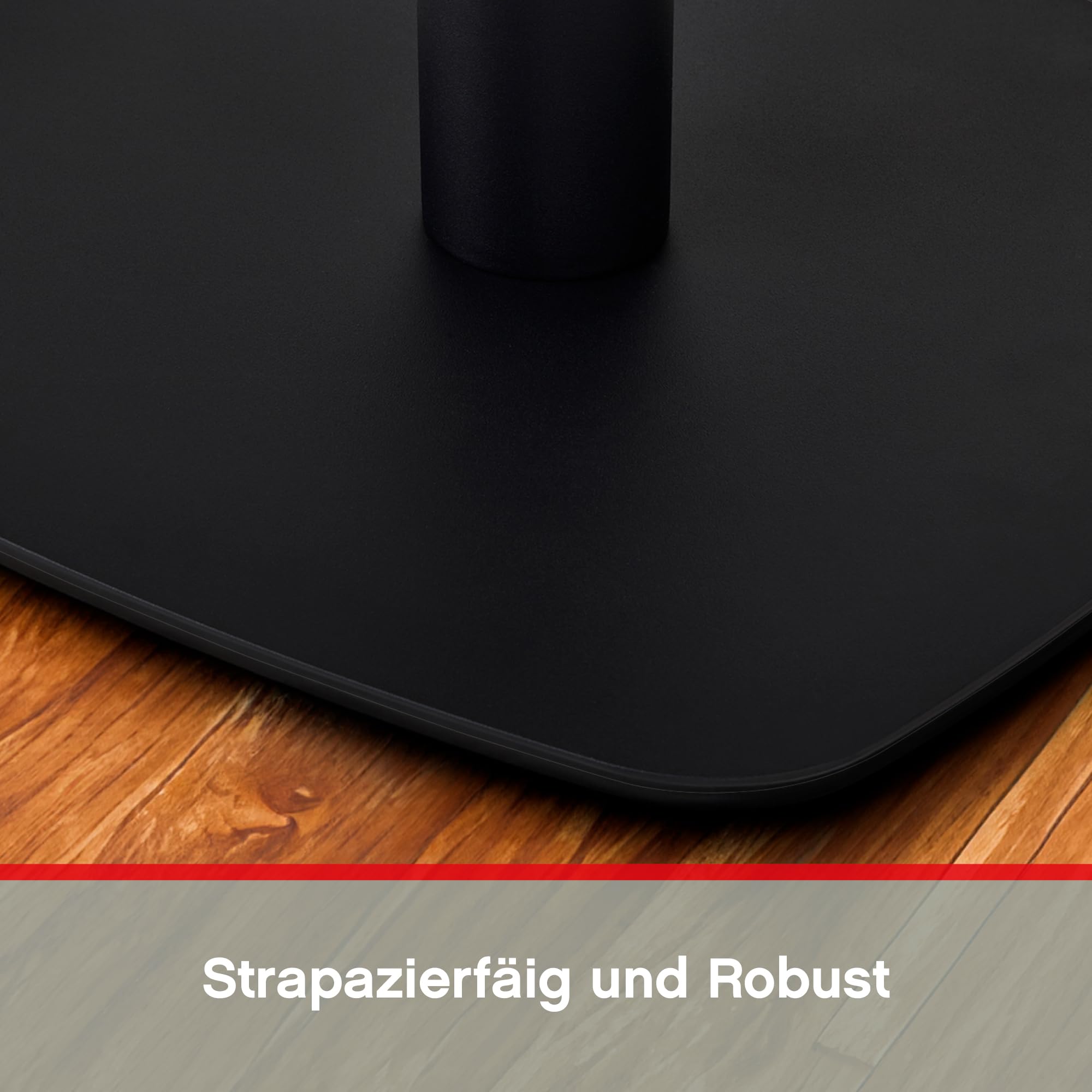UNO Bartisch 120 x 65 x 105 cm Keramik Tischplatte Schwarz, Küchentisch, Küchentresen, rechteckiger Stehtisch, Säulengestell Eisen, UV Beständig, Fleckenresistent, pflegeleicht