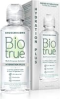 Vista 9 de Biotrue Hydration Plus solución para lentes de contacto con estuche, solución multiusos para lentes blandas, hidrata con hialuronano, limpia, aclara