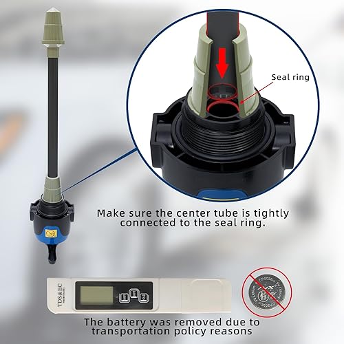 Miniatura 4 de Filterelated Sistema de Agua Desionizada Portátil para Lavado de Auto sin Manchas, Kit de Filtro Eliminador de Manchas de Agua de Bypass para RV