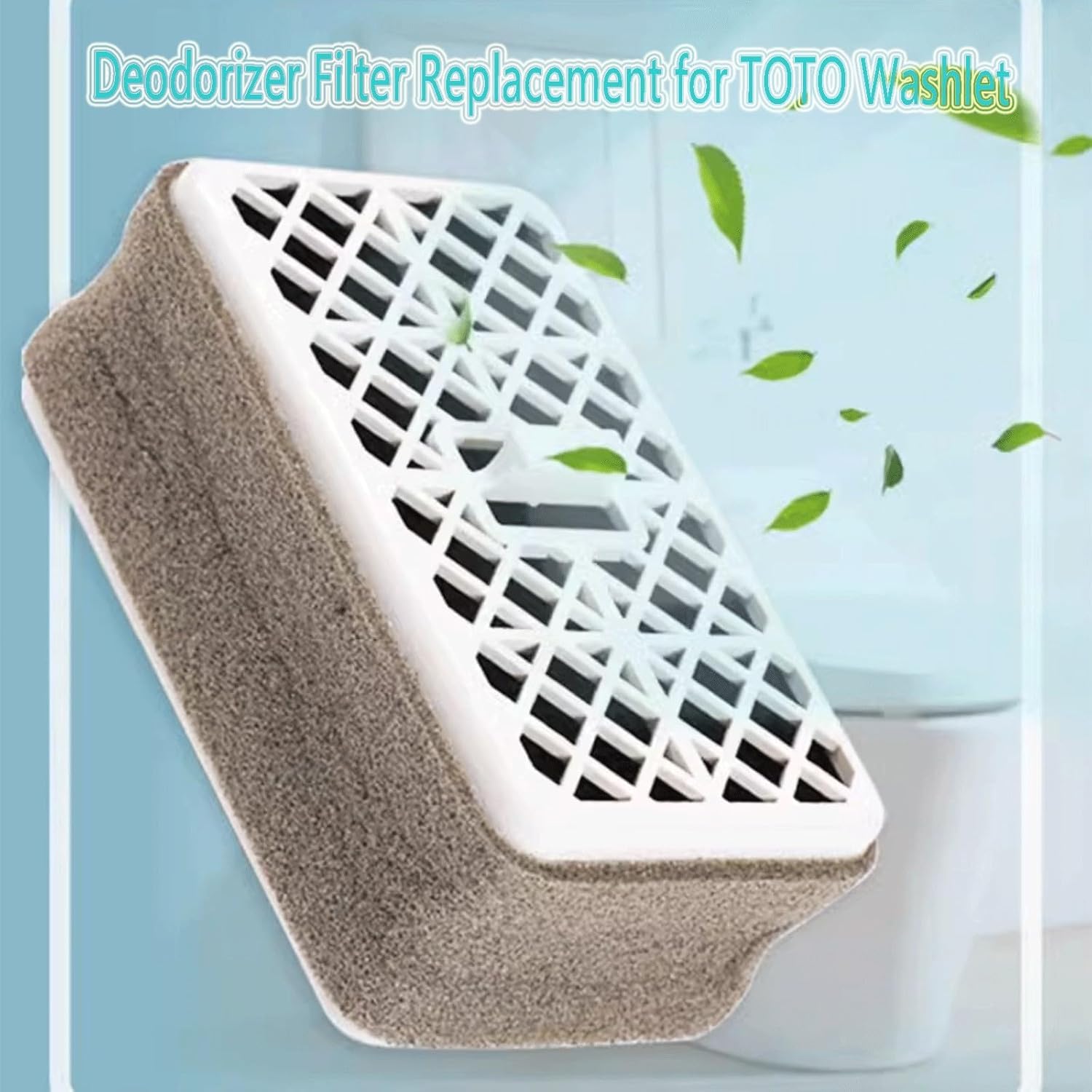 Replace Deodorizer Filter THU9476/THU6072/THU6474-01/THU6474 Deodorizer Catalyst Toilet Deodorizer Filter Replacement for TOTO Washlet S300 S350E C100 C200 K300 SW2034 SW2044 SW573 Etc.