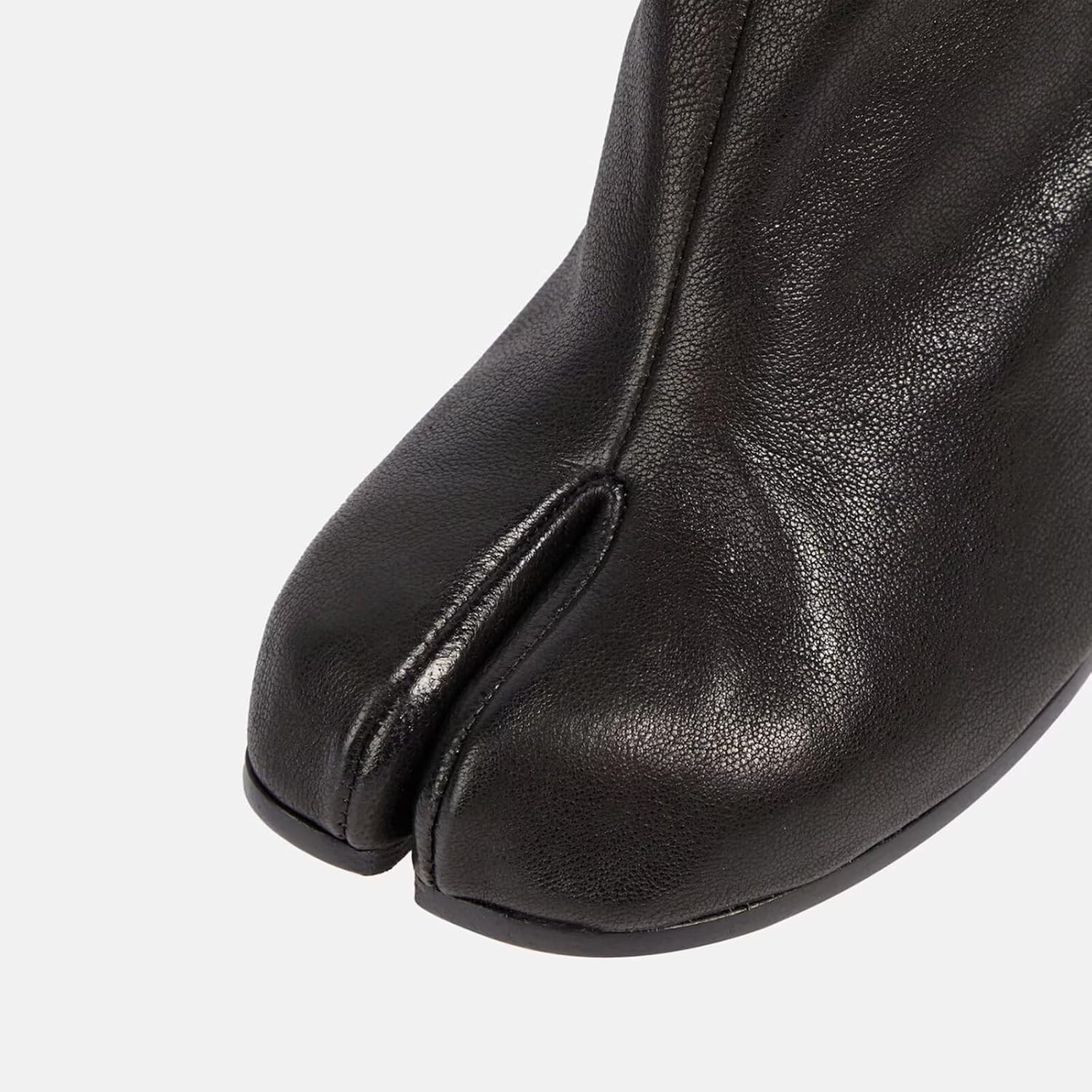 Agodor Women Split Toe Tabi Shoes Chunky Block High Heels Mid Calf Boots Vintage Fashion Shoes - Image 6