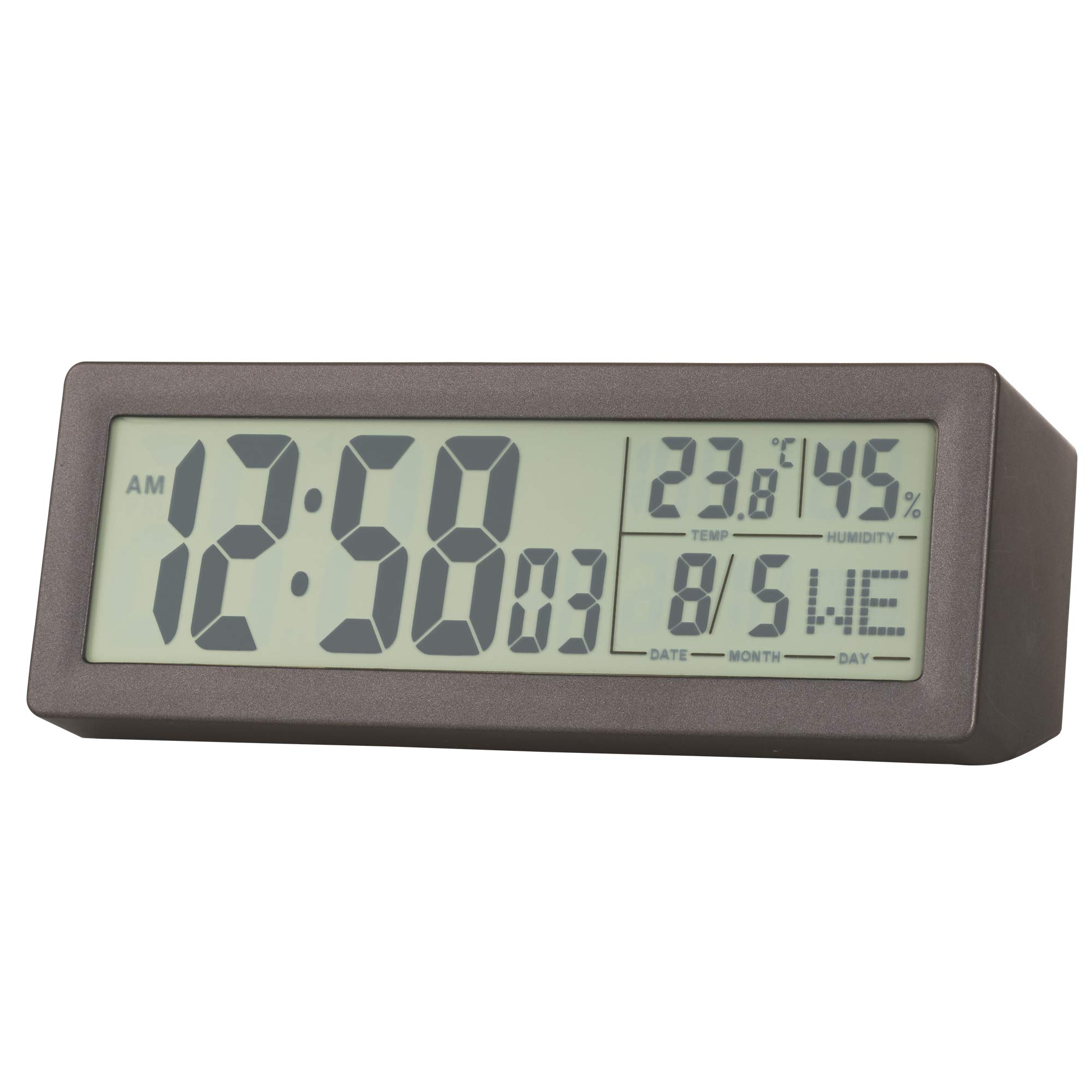 Acctim Karminski Digital Multi Function Alarm Clock In Grey