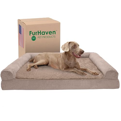 FurHaven Cama para Perros y Mascotas, Espuma viscoelástica de Gel refrescante