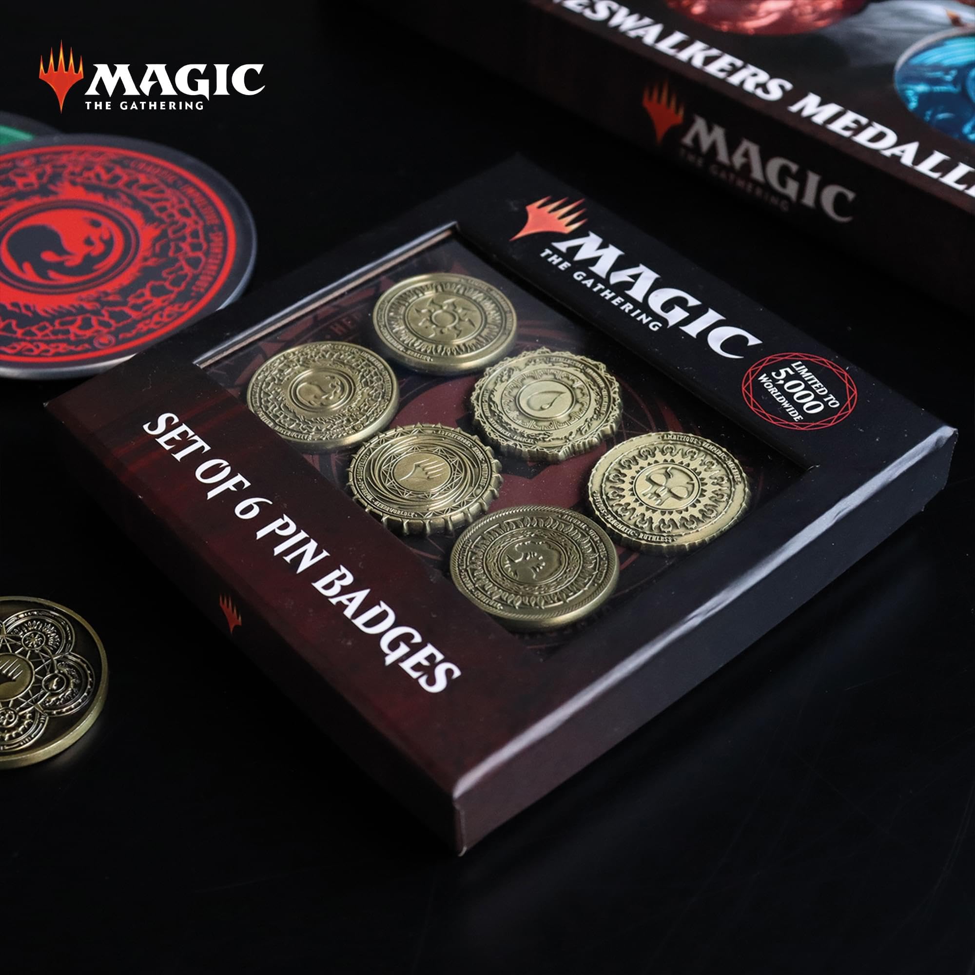 Amazon | Fanattik Magic The Gathering 6ピース 限定版マナシンボル