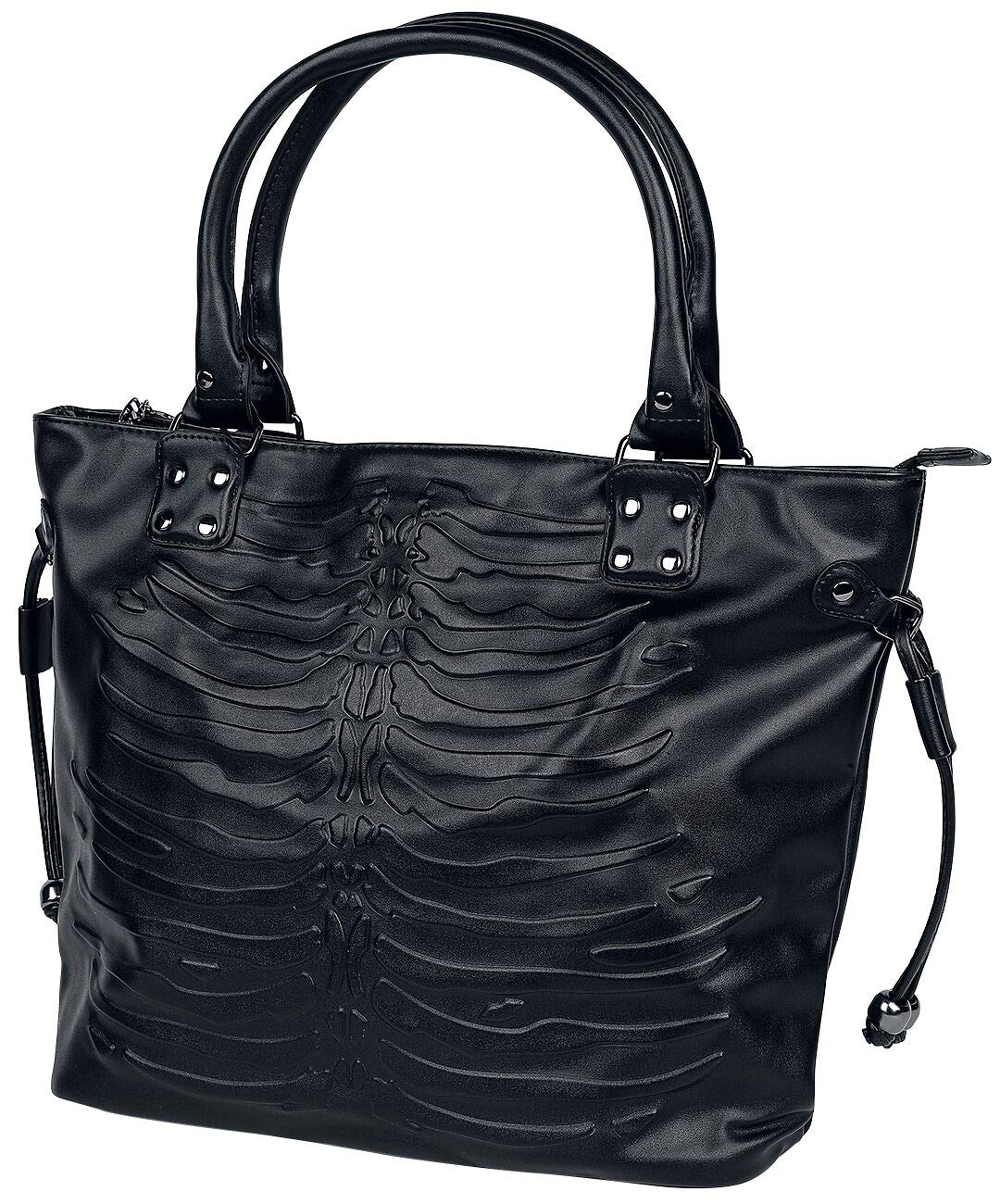 Lost Queen Women's Black Vespera Embossed Bag