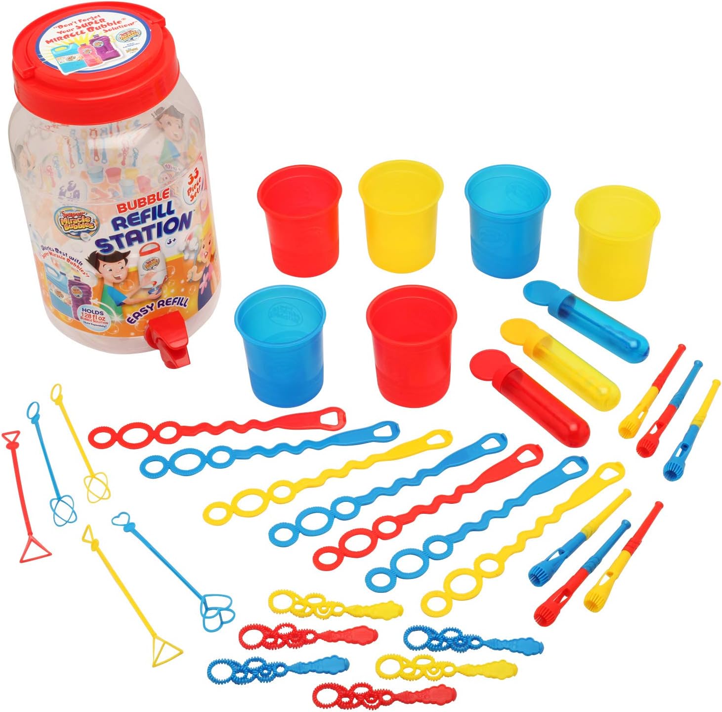 Super Miracle Bubbles, Refill Station Colors May Vary, Multi (20890)