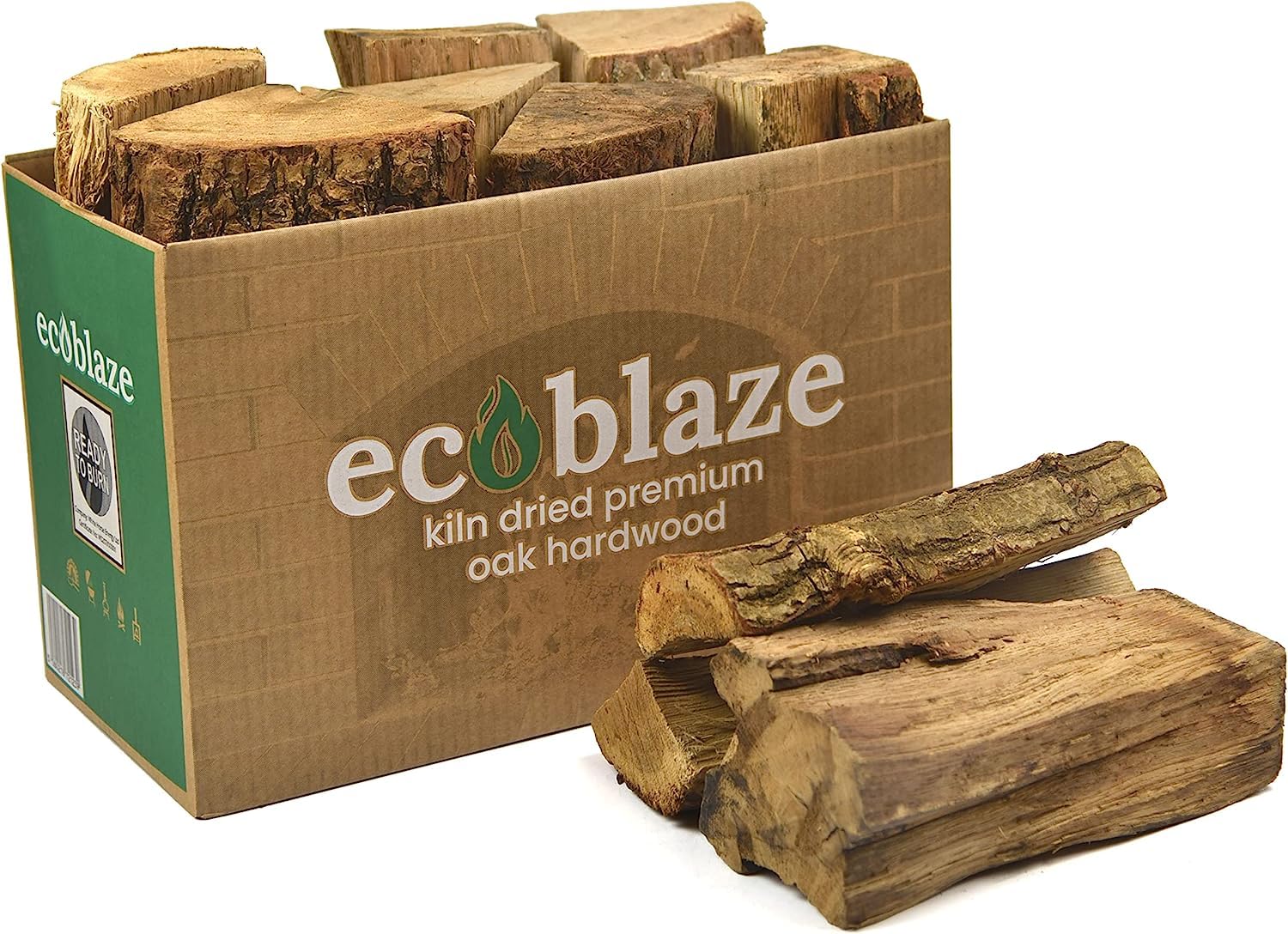 Ecoblaze Kiln Dried Oak Firewood - Pizza Oven Wood - Hardwood Logs for Wood  Burners - Perfect for Fire Pits, Chiminea's, Fireplaces and Campfires -  Dried Under 20% - 20L Box : Amazon.co.uk: DIY u0026 Tools