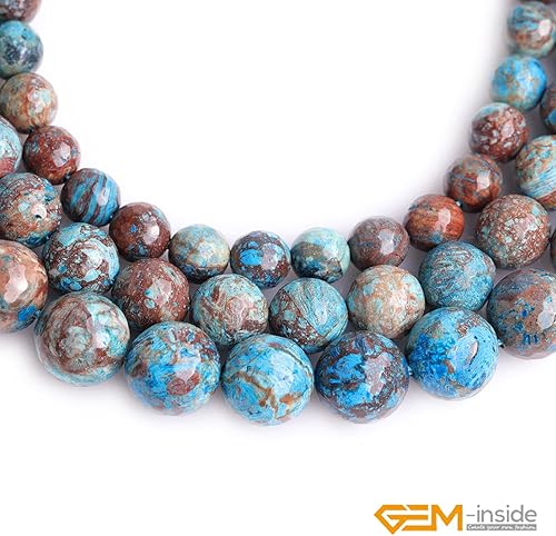 Miniatura 427 de GEM-Inside Red Orange Carnelian Gemstone Loose Beads Natural Energy Power Beads for Jewelry Making Round Faceted 8mm 15