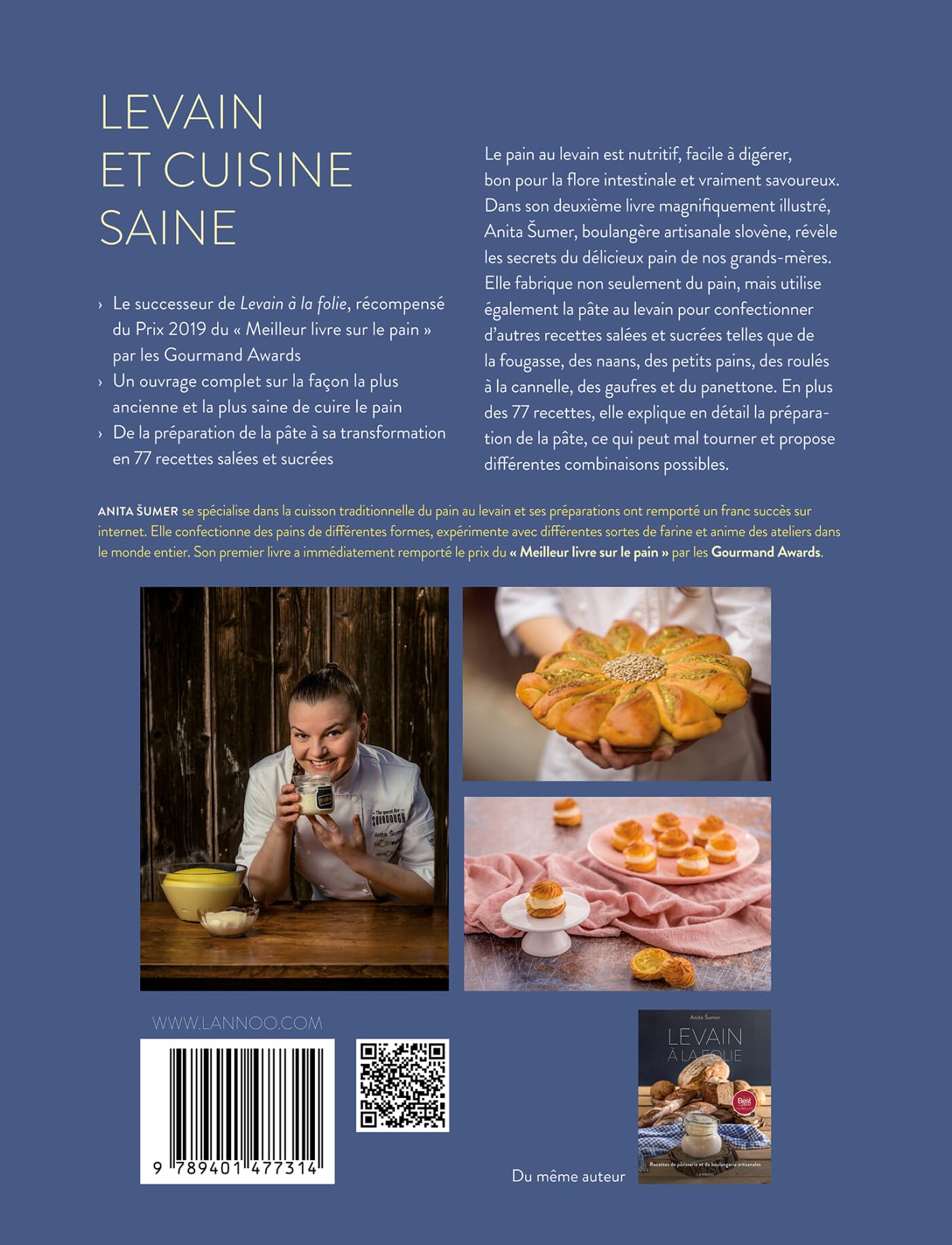 Le levain passionnément: 77 recettes de pains et de pâtisseries sains et délicieux