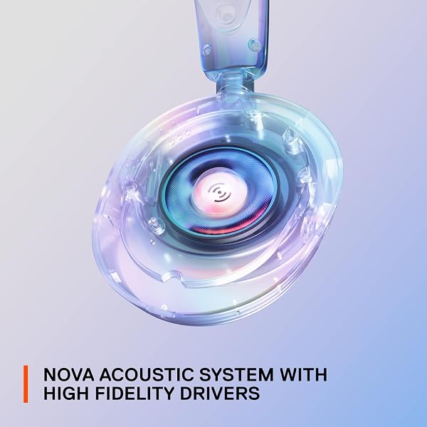 SteelSeries Arctis Nova 1 - Gaming Headset for PC, PS5, PS4, Switch, Xbox - Hi-Fi Drivers - 360° Spatial Audio - AirWeave Memory Foam Ear Cushions - Ultra Lightweight - White - 5